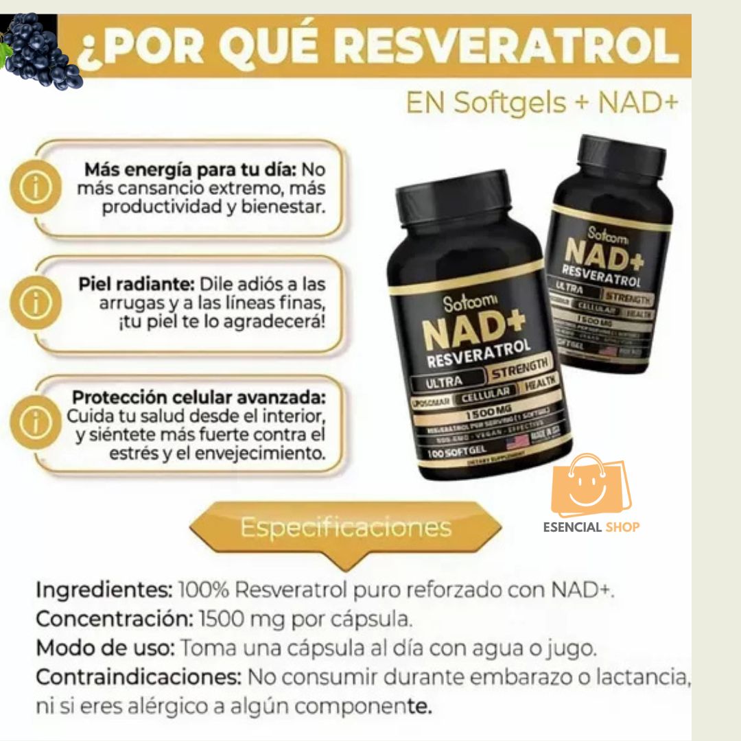 NAD + RESVERATROL BLACK