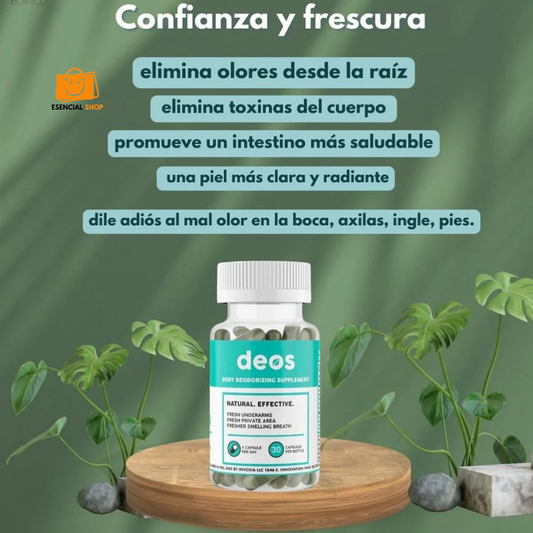 DEOS Suplemento desodorante interno