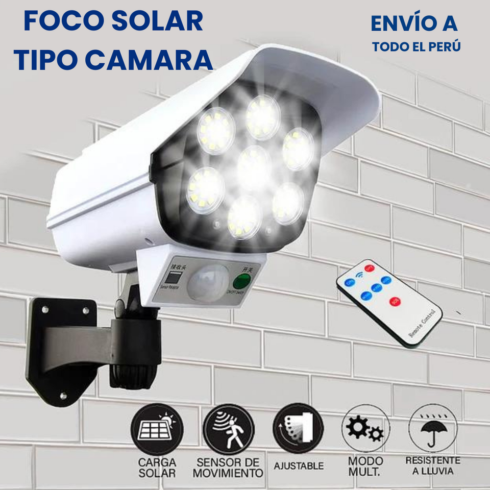 FOCO PANEL SOLAR TIPO CAMARA