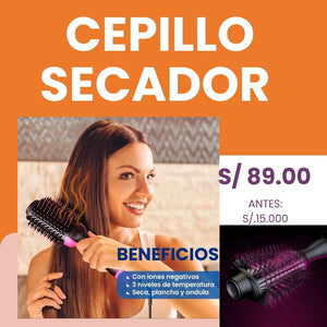 CEPILLO DE CABELLO 3 EN 1 ONE STEP 3000W