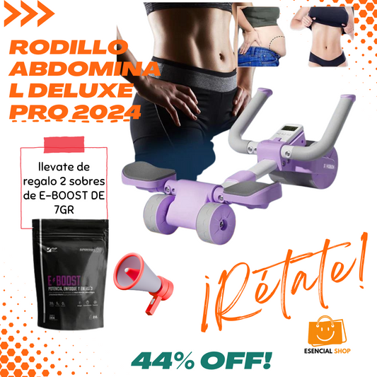 RODILLO ABDOMINAL DELUXE PRO