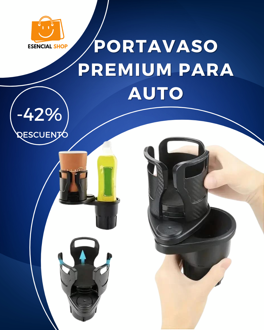 PORTAVASO PREMIUM PARA AUTO